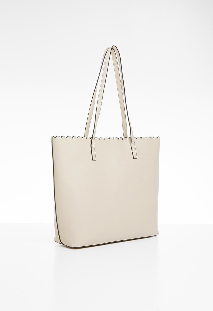 Cotton On - The scalloped edge tote - beige