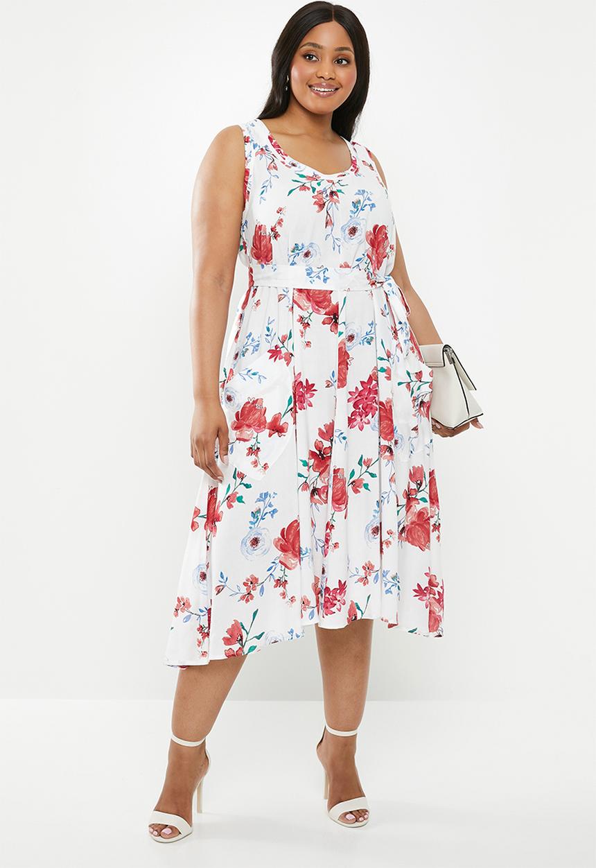 AMANDA LAIRD CHERRY - Plus size simosihle dress - multi 
