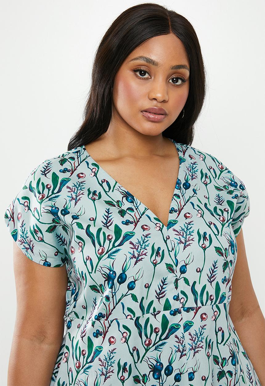 AMANDA LAIRD CHERRY - Plus size nontathu dress - multi 