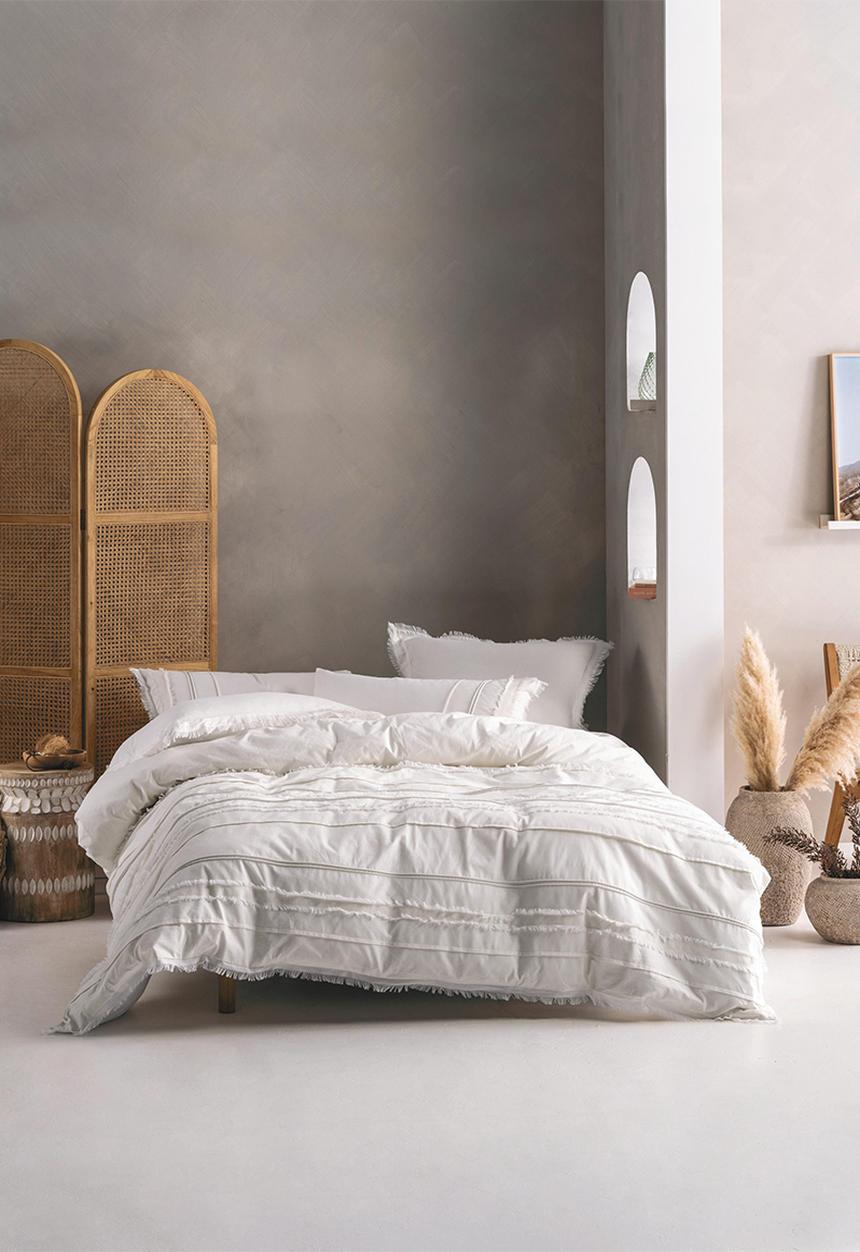 Linen House - Iliana duvet cover set - white