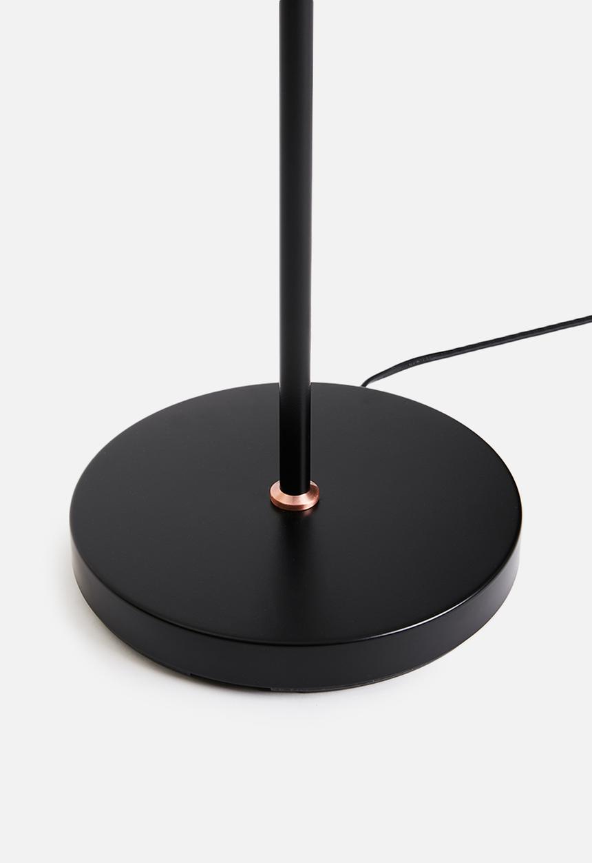 Sixth Floor - Lab floor lamp - black