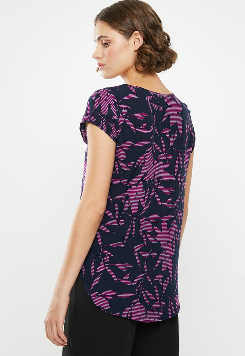 Vero Moda - Boca blouse - navy & pink