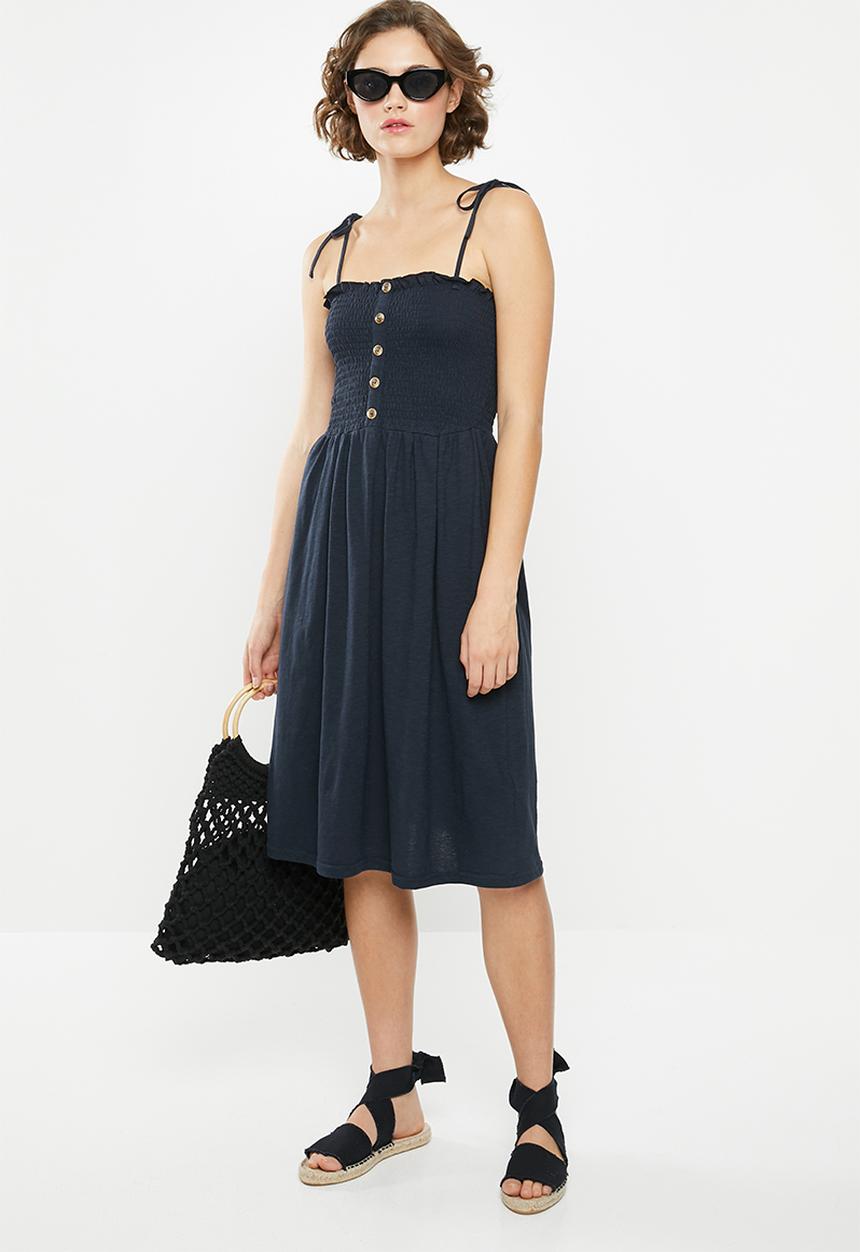 Vero Moda - Aria strappy dress - navy