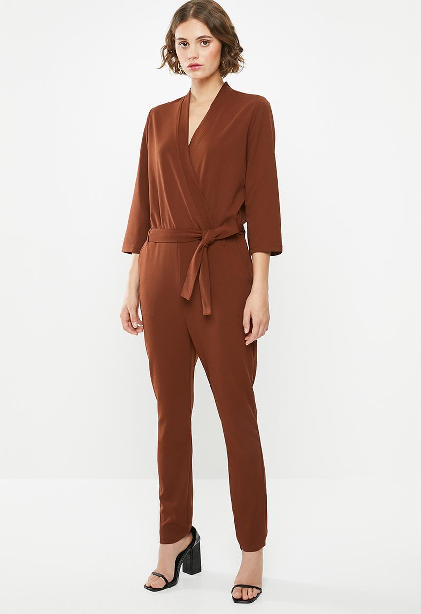 Jacqueline de Yong - Geggo treats jumpsuit - brown 