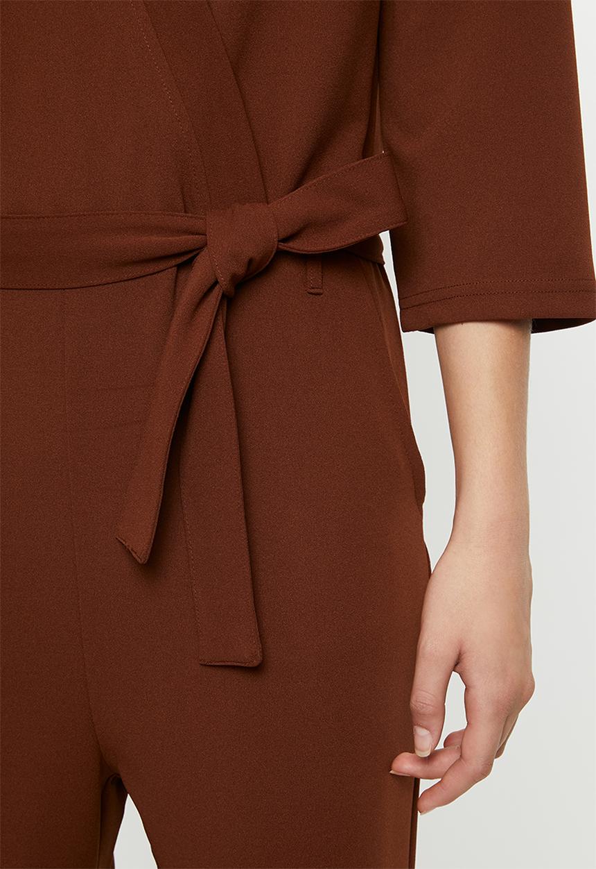 Jacqueline de Yong - Geggo treats jumpsuit - brown 