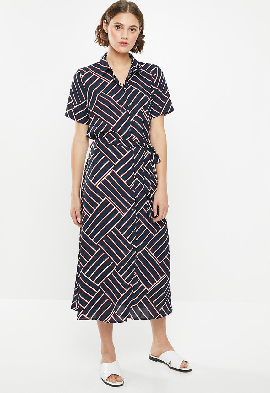 Jacqueline de Yong - Treats long dress - multi 
