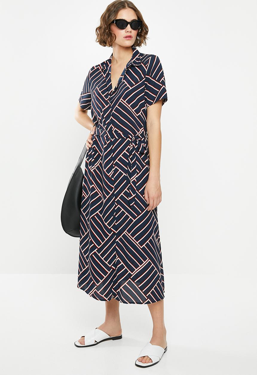 Jacqueline de Yong - Treats long dress - multi 