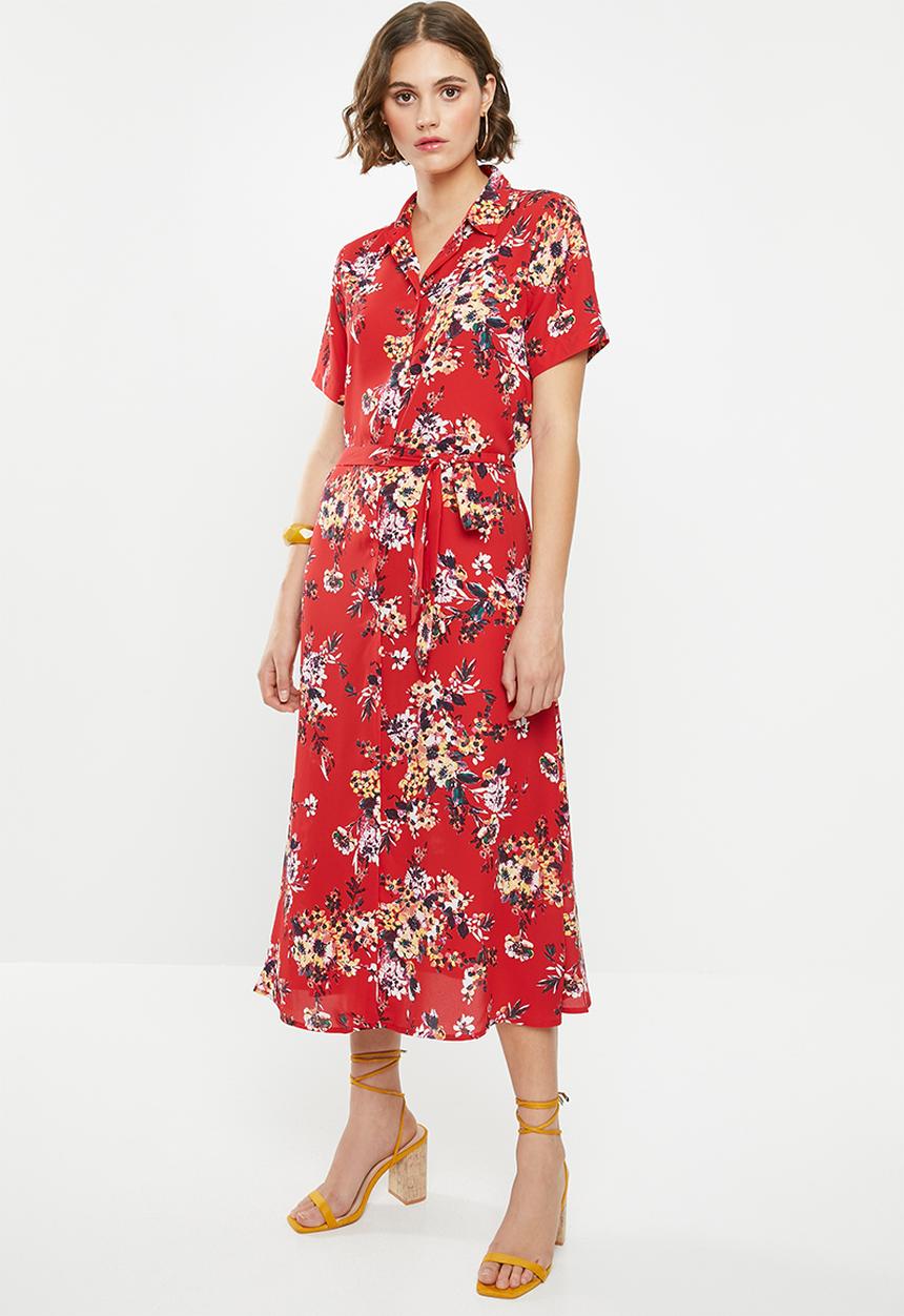 Jacqueline de Yong - Treats long dress - multi 