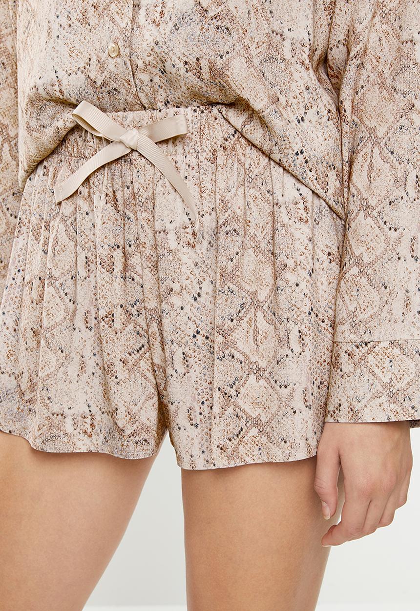 Superbalist - Sleep shirt & shorts set - neutral