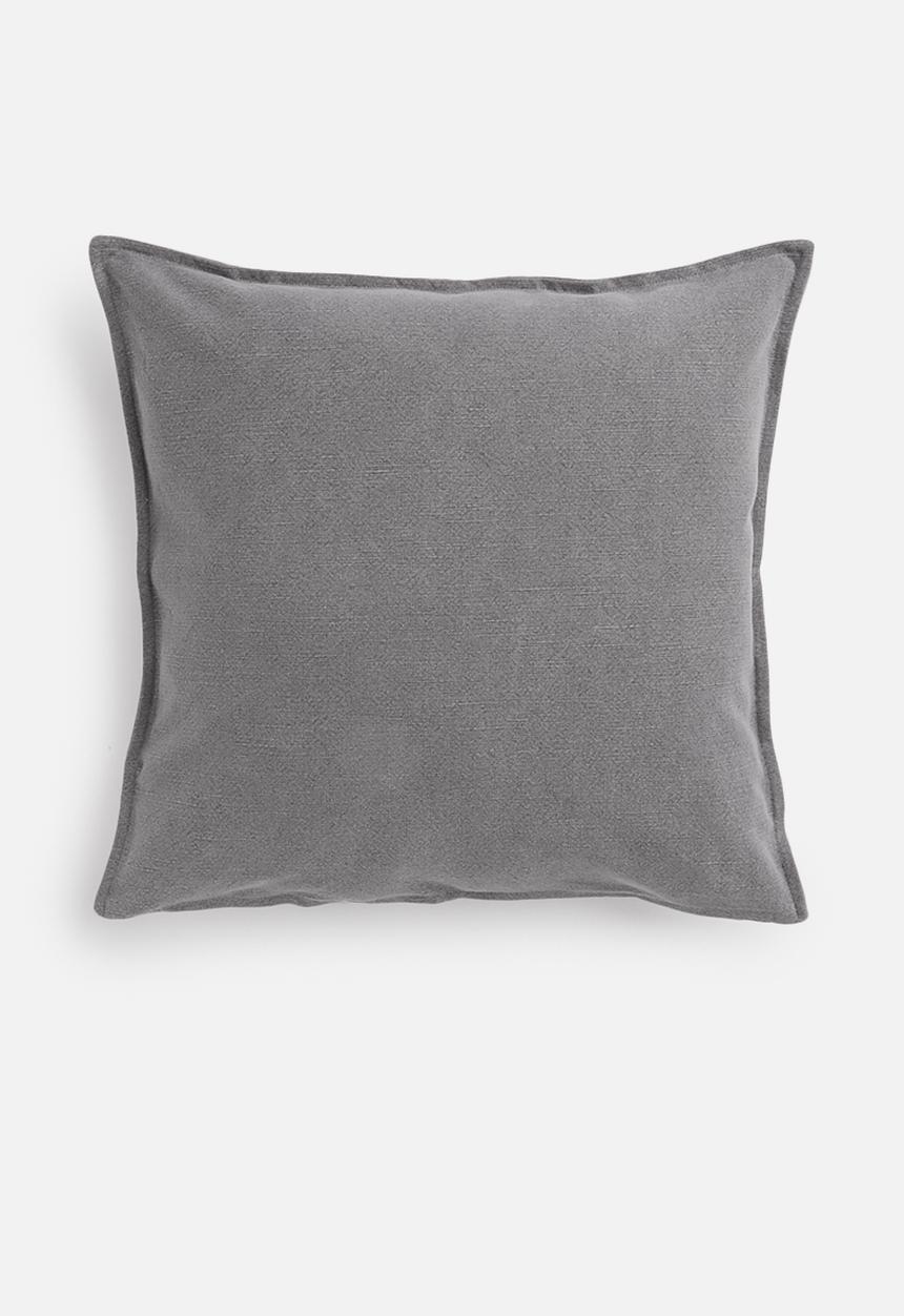 Hertex Haus - Linen blend cushion cover - battleship