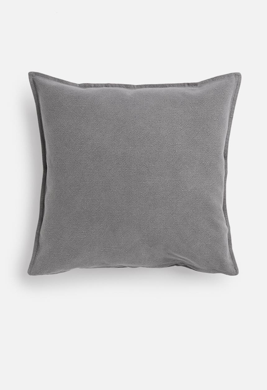 Hertex Haus - Linen blend cushion cover - battleship