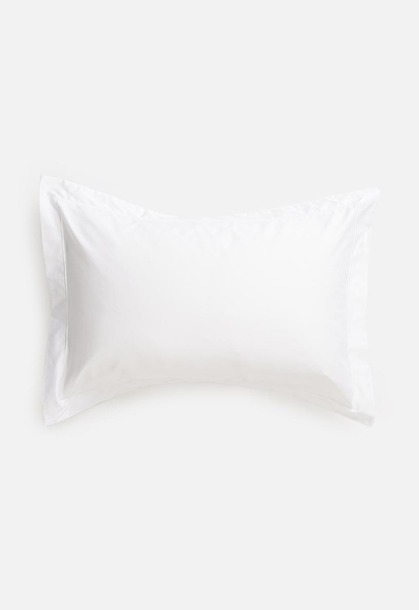 Sheraton Textiles - 400tc Egyptian cotton oxford satin st pillowcase - white 