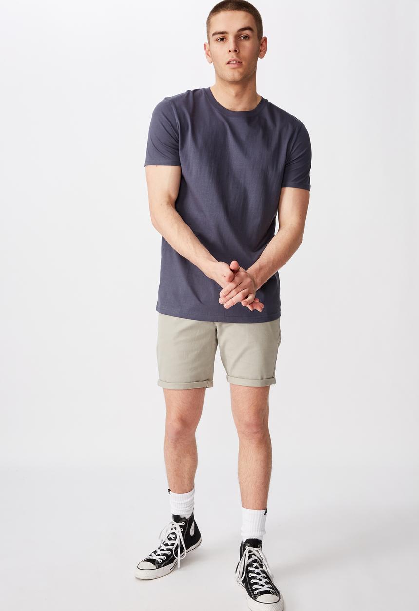 Factorie - Twill tapered short - grey