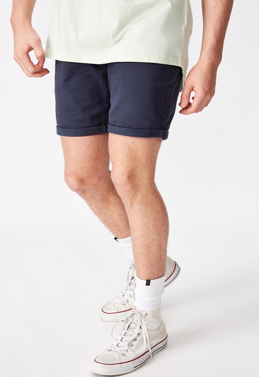 Factorie - Twill tapered short - navy