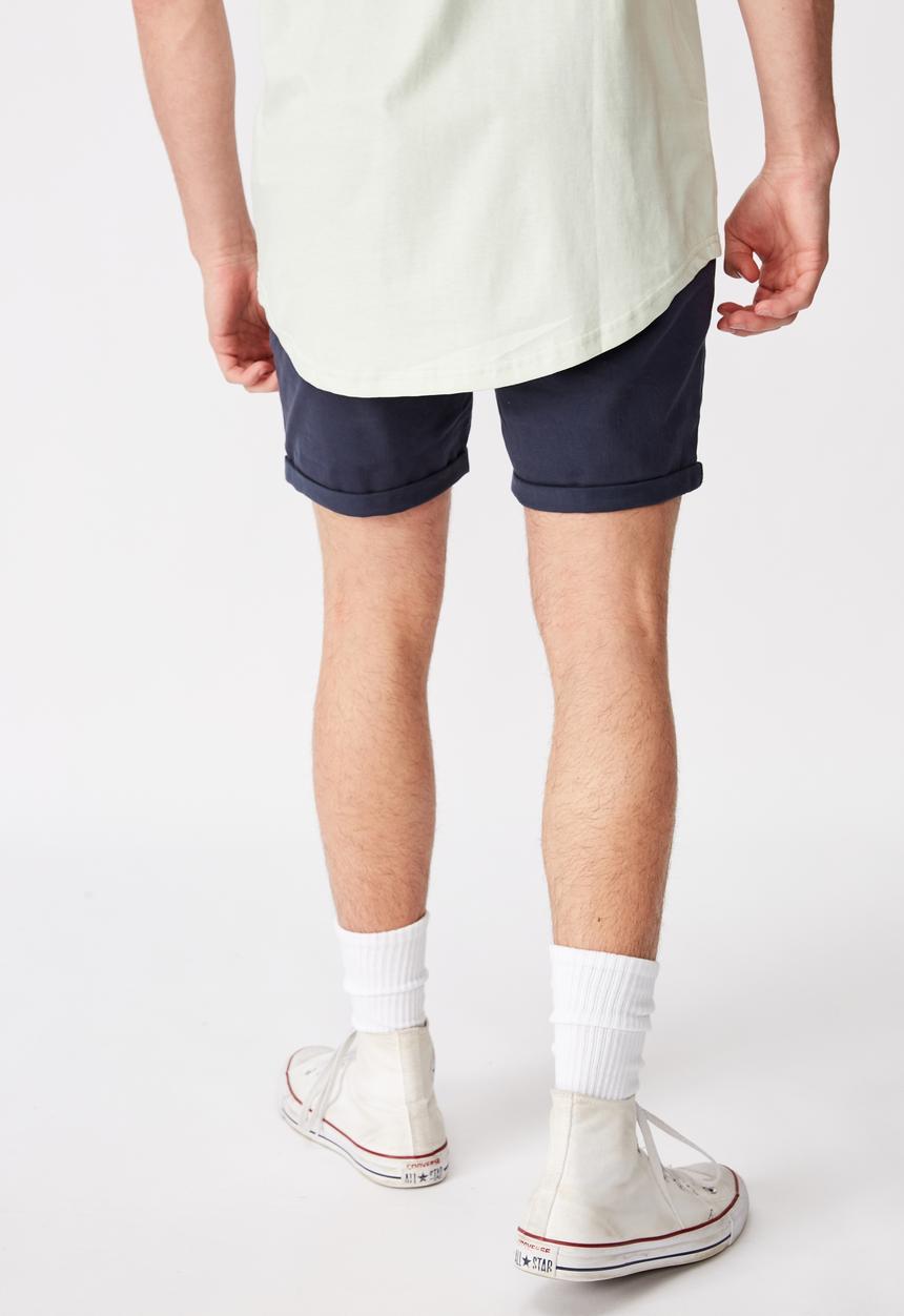 Factorie - Twill tapered short - navy