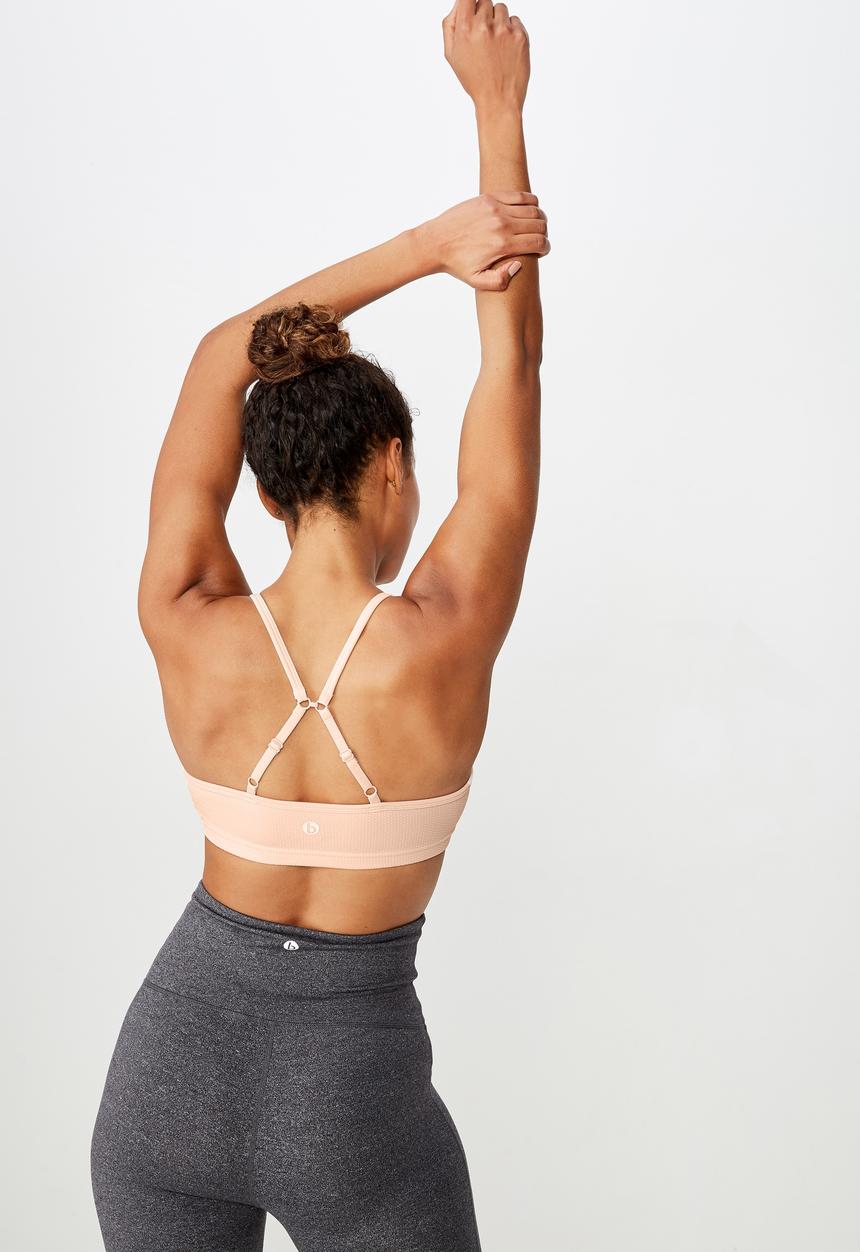 Cotton On - Workout yoga crop - pink