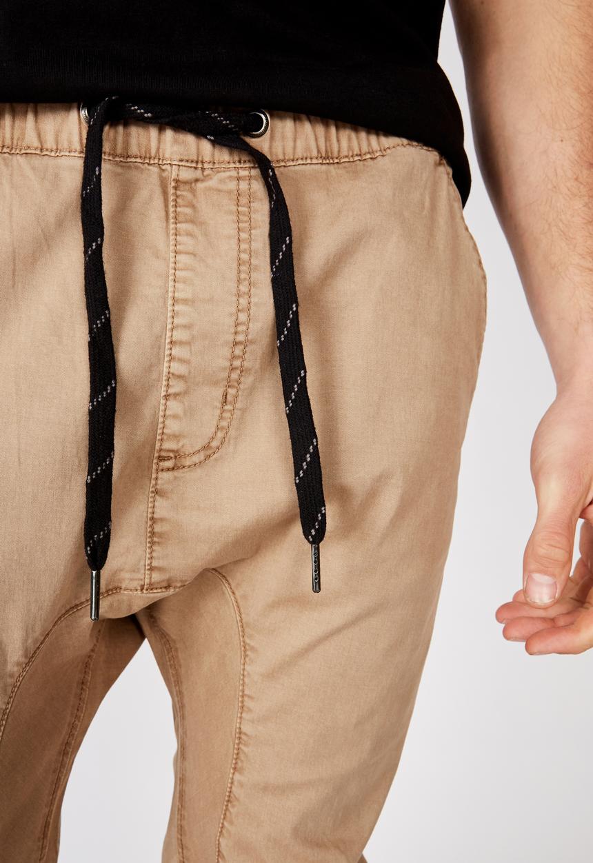 Cotton On - Drake cuffed pant - beige