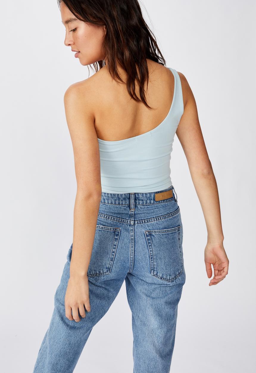 Cotton On - One shoulder sleevelss top - blue