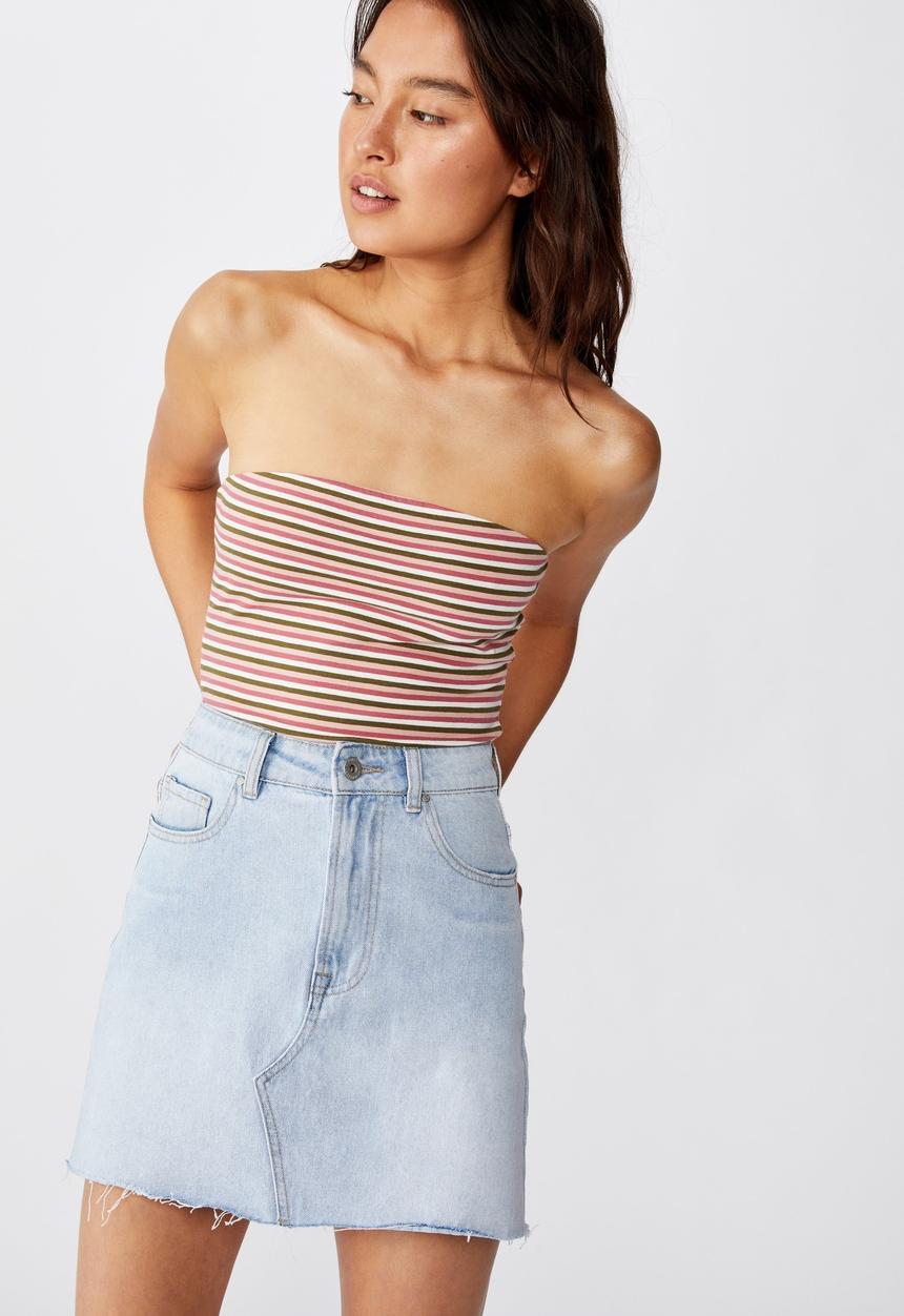 Cotton On - Everyday tube top byron stripes - multi