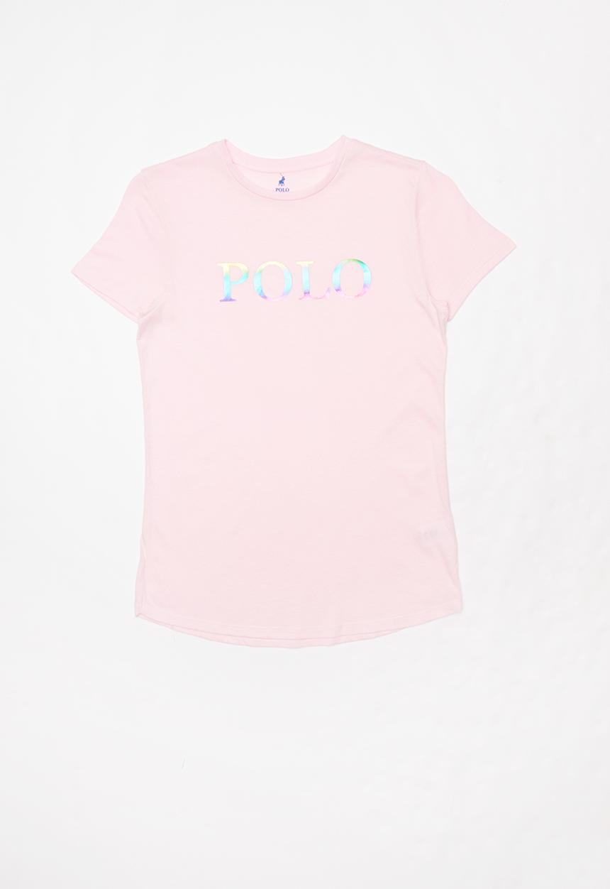 POLO - Girls Paige printed tee - pink
