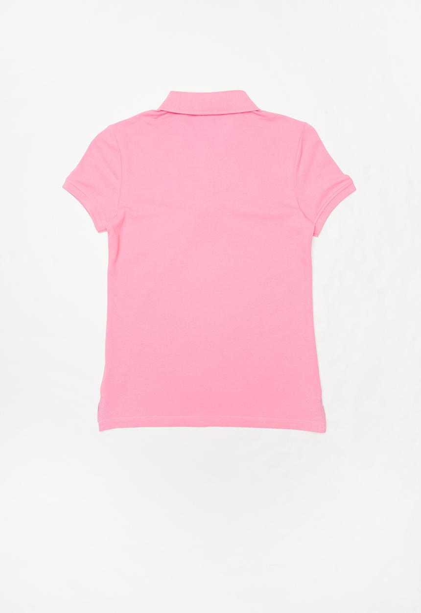 POLO - Girls Nina short sleeve golfer - pink