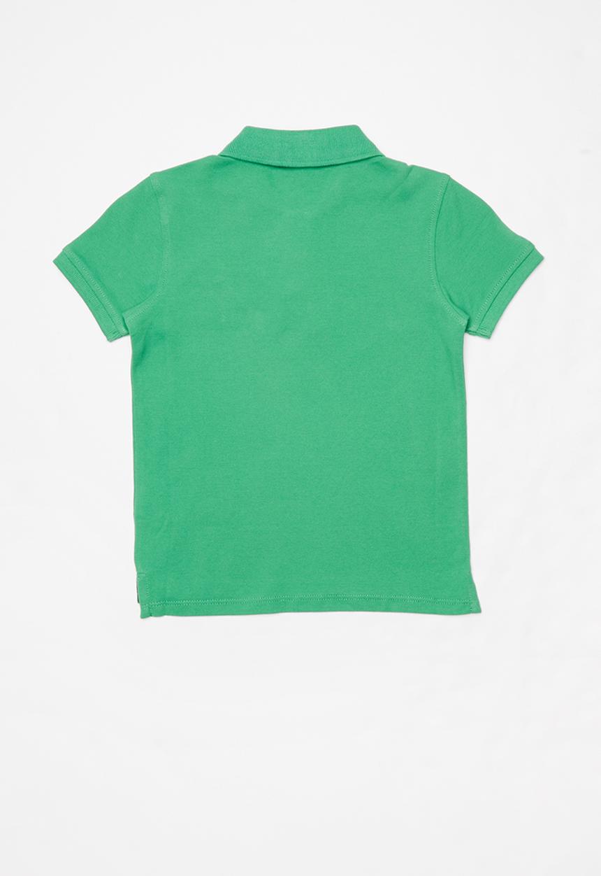 POLO - Boys Austin short sleeve golfer - green