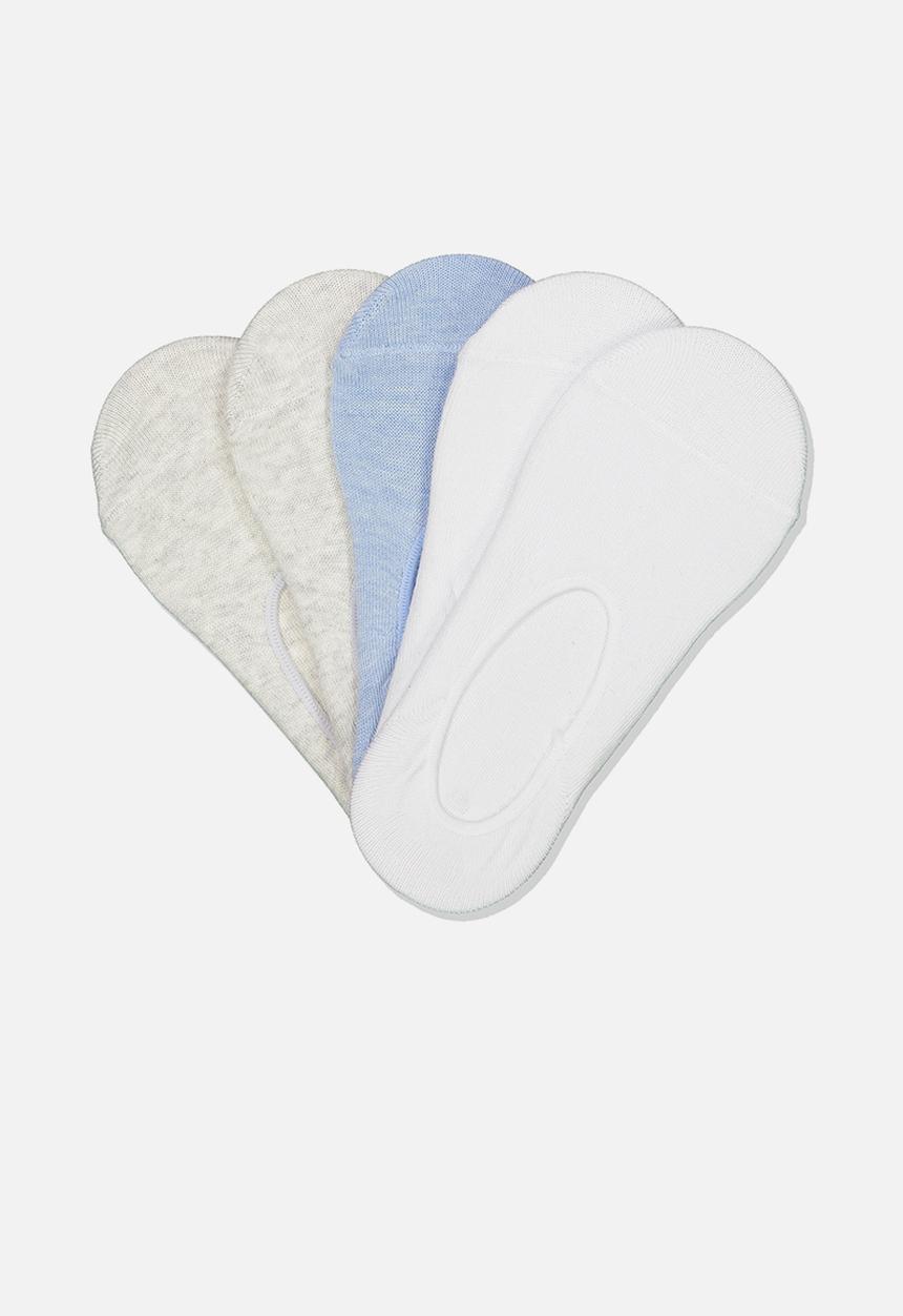 Cotton On - Kids no show 5 pack socks - multi