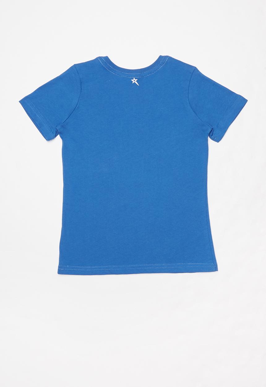 SOVIET - Boys logo tee - blue