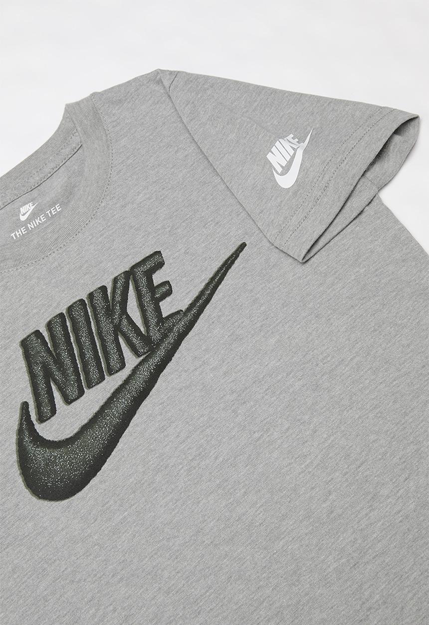 Nike - Nike boys futura faux embroidery  - grey 