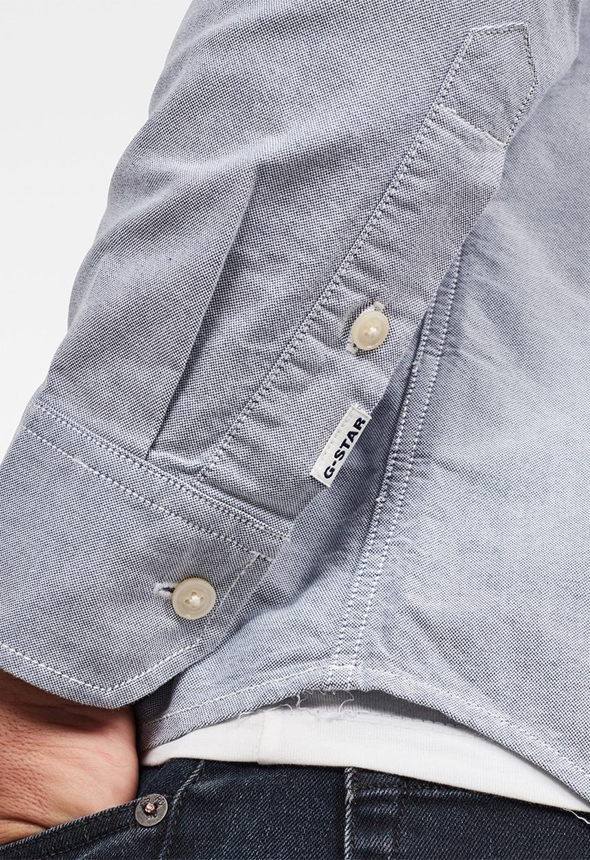 G-STAR - Brimstum slim shirts - blue & white
