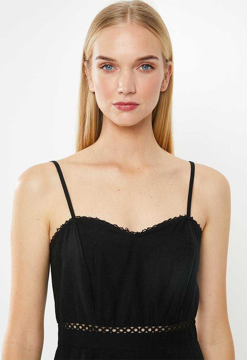 Cotton On - Woven serene strappy mini  - black
