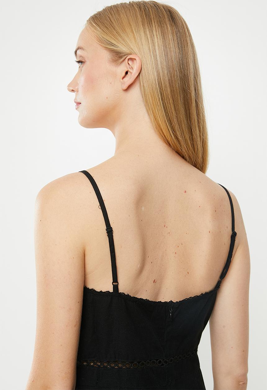 Cotton On - Woven serene strappy mini  - black