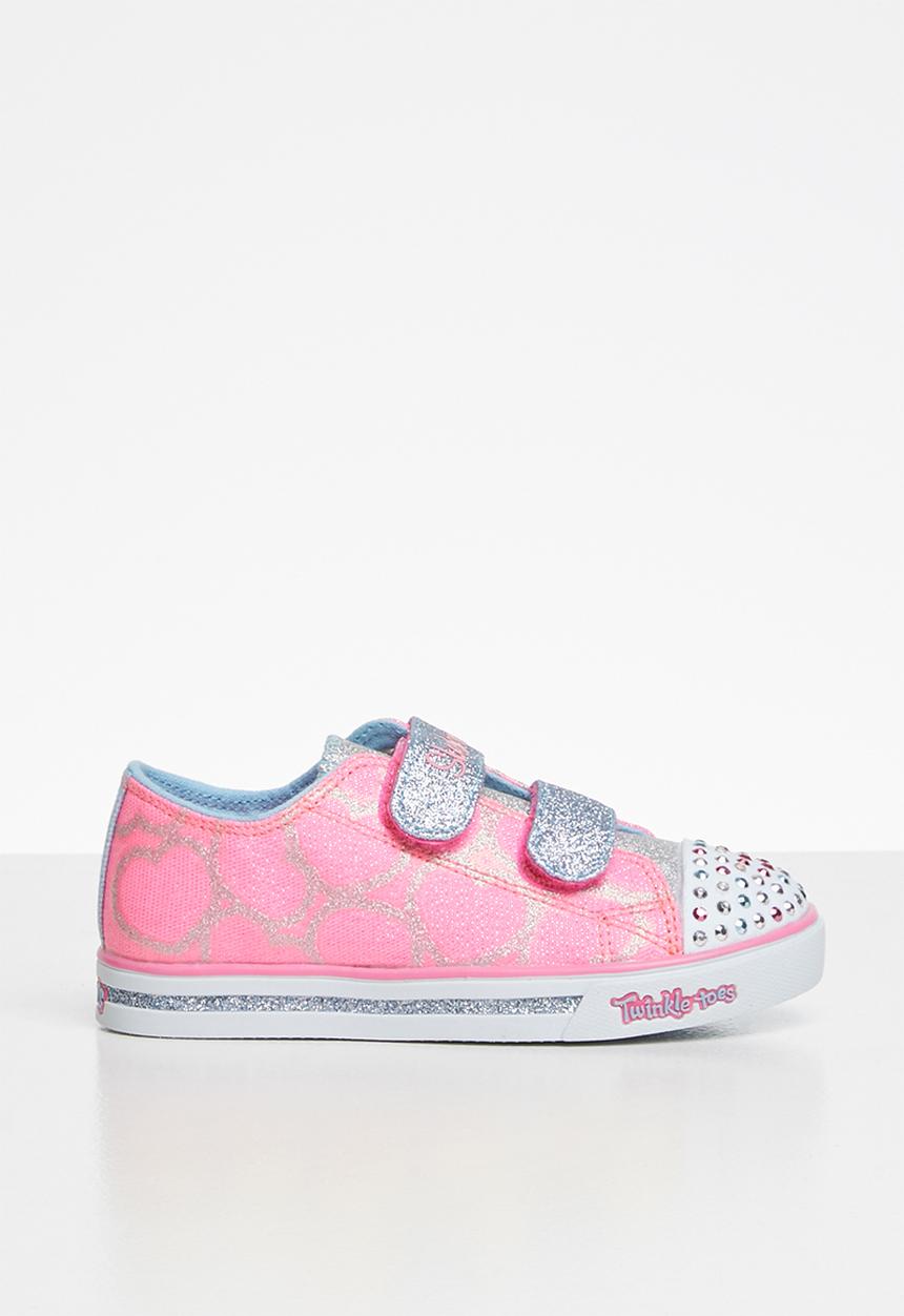 Skechers - Sparkle glitz light up - pink & blue
