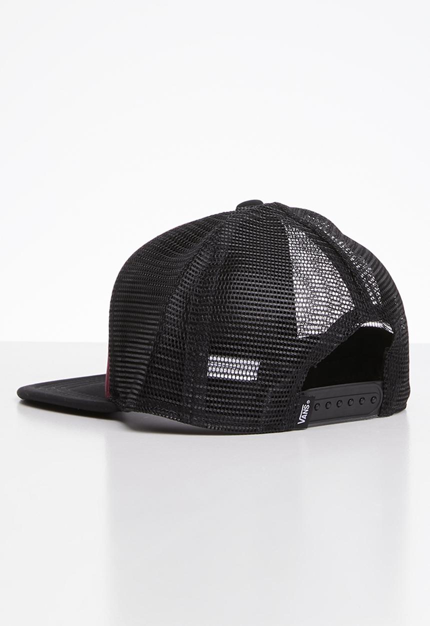 Vans - Classic patch trucker plus boys - red & black 