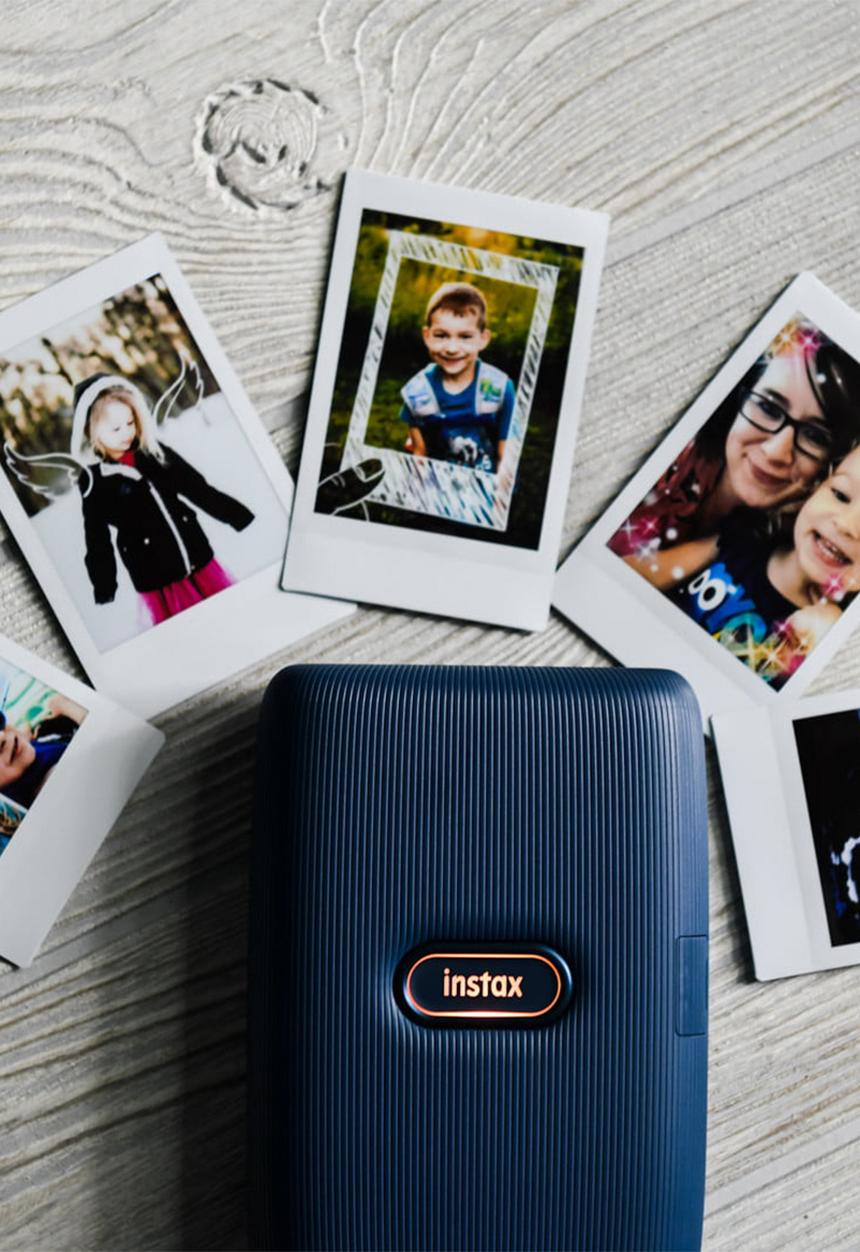 Fujifilm - Instax link mini printer - dark denim