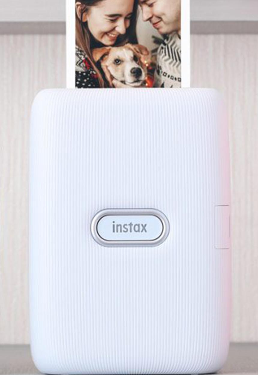 Fujifilm - Instax link mini printer - ash white