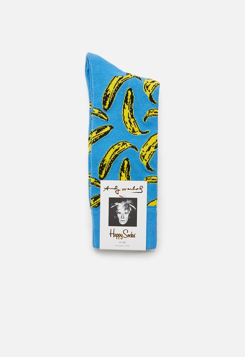 Happy Socks - Andy Warhol banana socks - blue