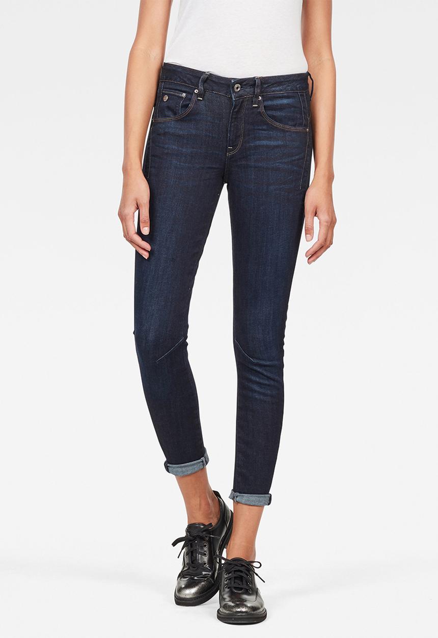 G-STAR - Arc 3d mid skinny jeans - dk aged