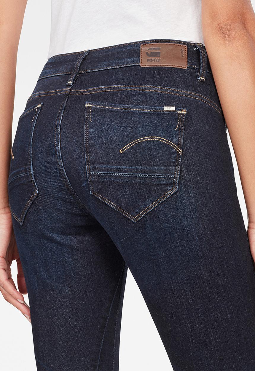G-STAR - Arc 3d mid skinny jeans - dk aged