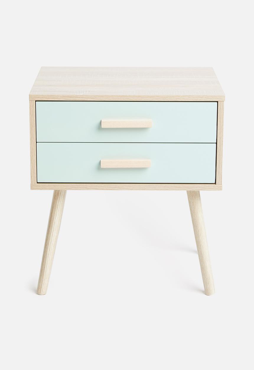 Sixth Floor - Alva pedestal - blue & natural