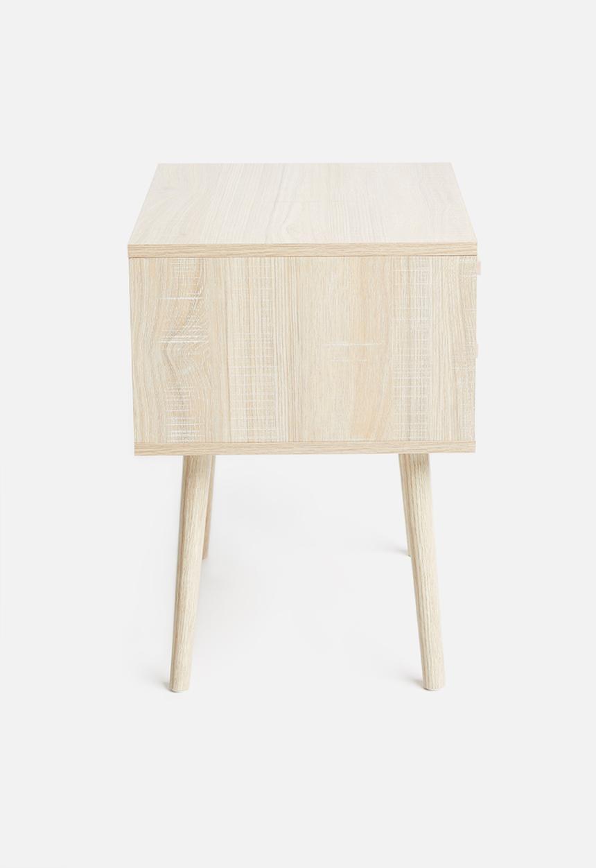 Sixth Floor - Alva pedestal - black & natural