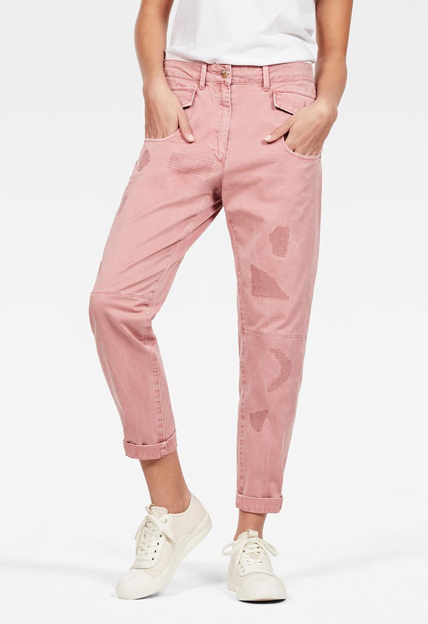 G-STAR - Army radar mid boyfriend jean - pink