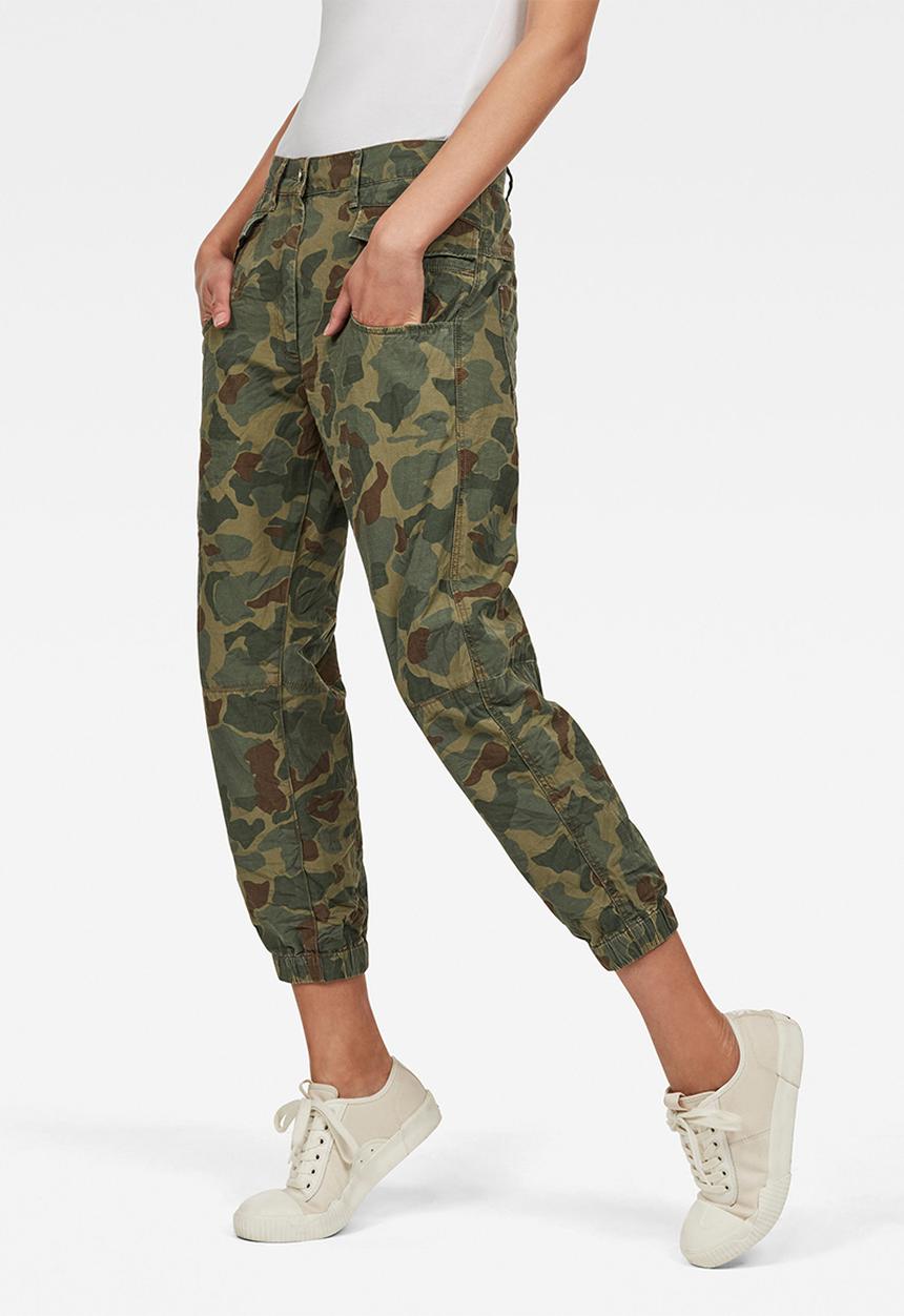 G-STAR - Army radar mid boyfriend ankle jean - khaki & brown