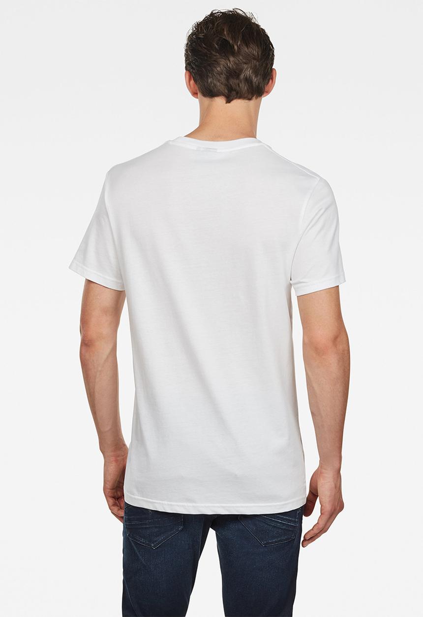 G-STAR - Graphic 8 short sleeve tee - white