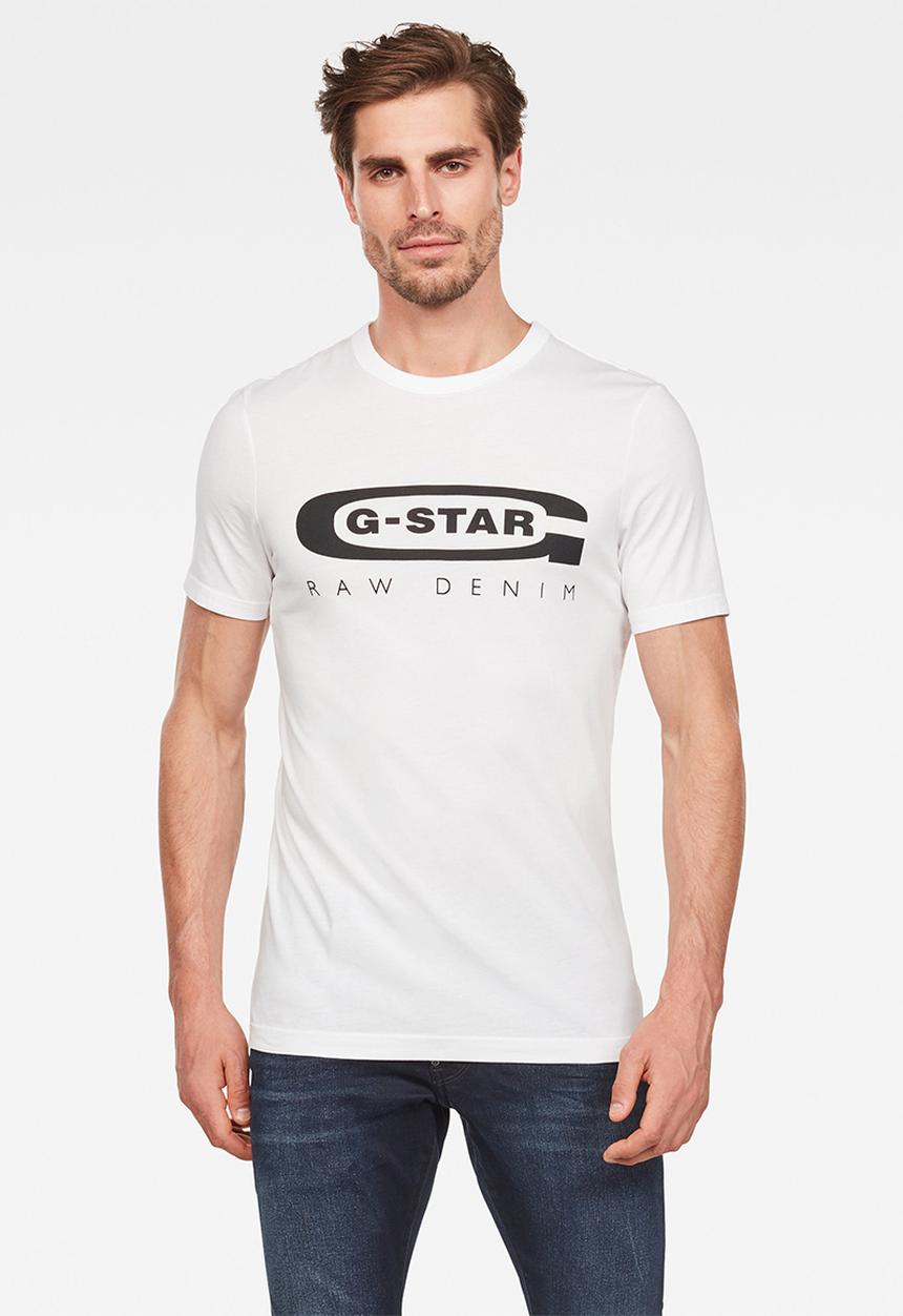G-STAR - Graphic 4 r short sleeve tee - white