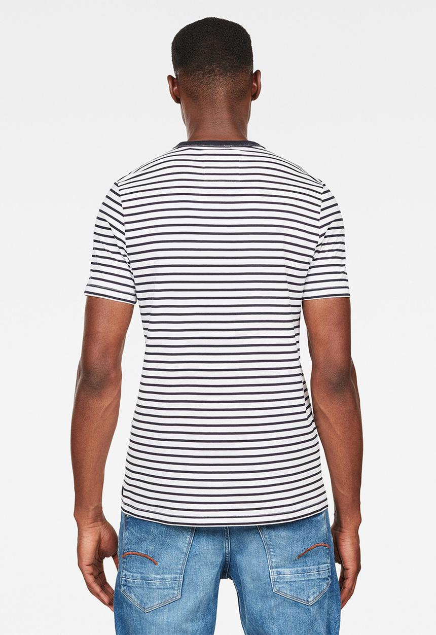 G-STAR - Resistor short sleeve tee - navy & white 