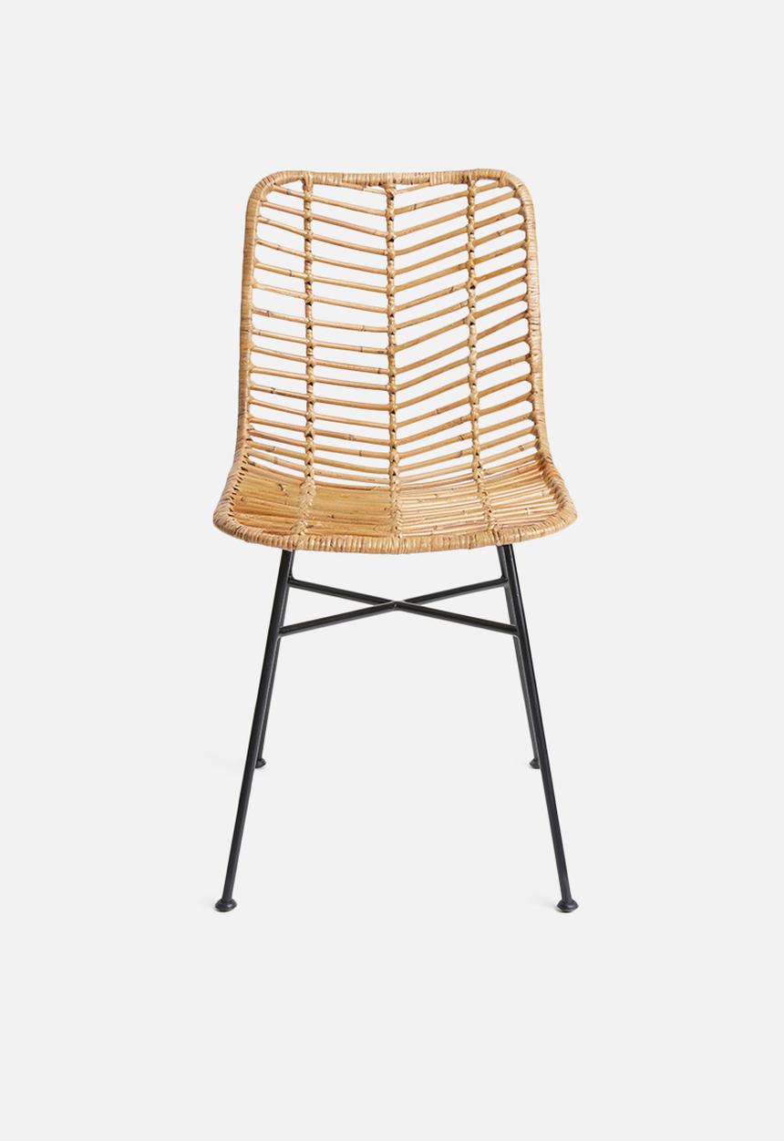 Sixth Floor - Rattan dining chair - natural