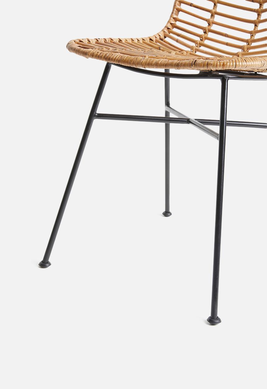 Sixth Floor - Rattan dining chair - natural