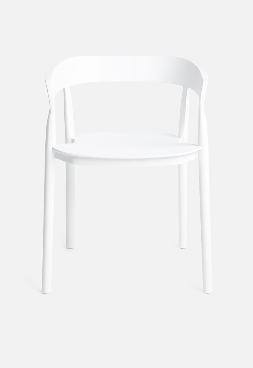 Sixth Floor - Luna chair - white