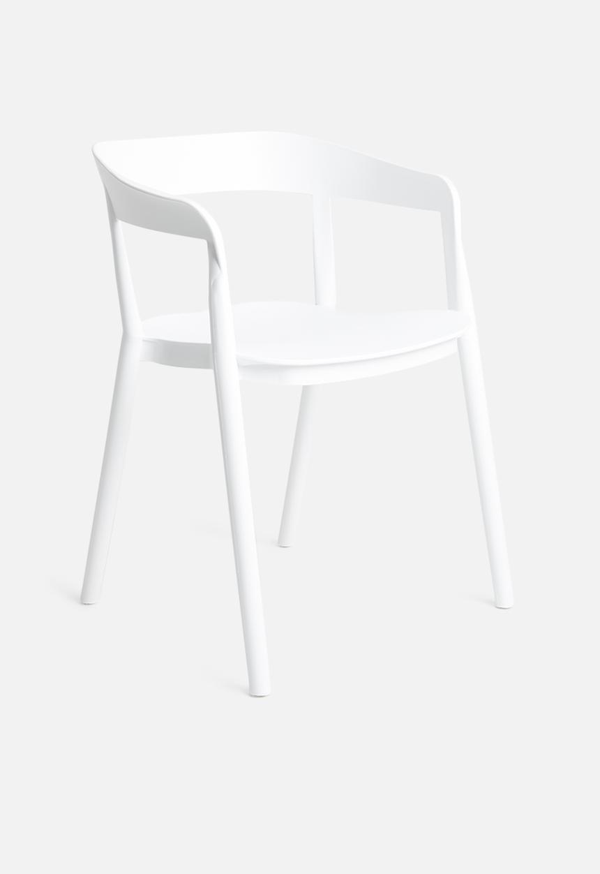 Sixth Floor - Luna chair - white